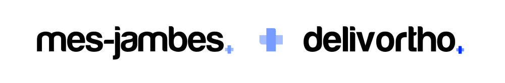 Logo Mes-jambes.com + Delivortho.com