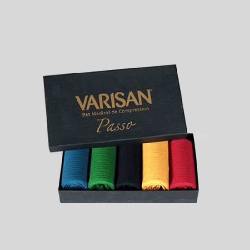 Varisan - Chaussettes de contention maille côtelée Varisoft Homme