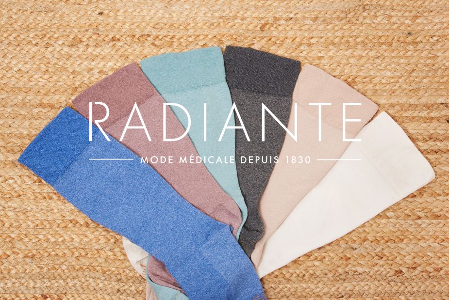 La chaussette Ressource Radiante est la première chaussette de contention éco-conçue !