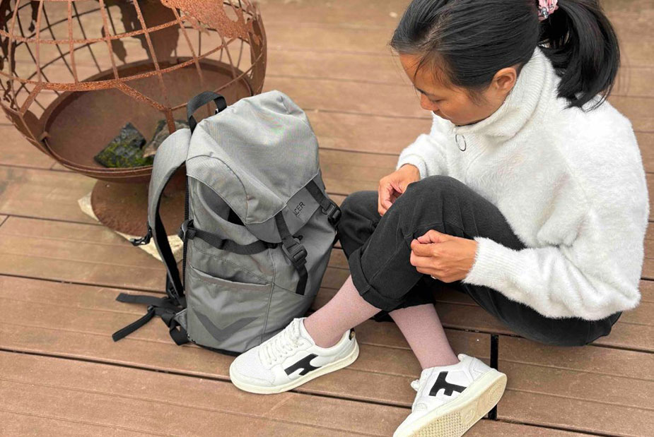 Chaussettes de contention pour l'avion : testées et validées !