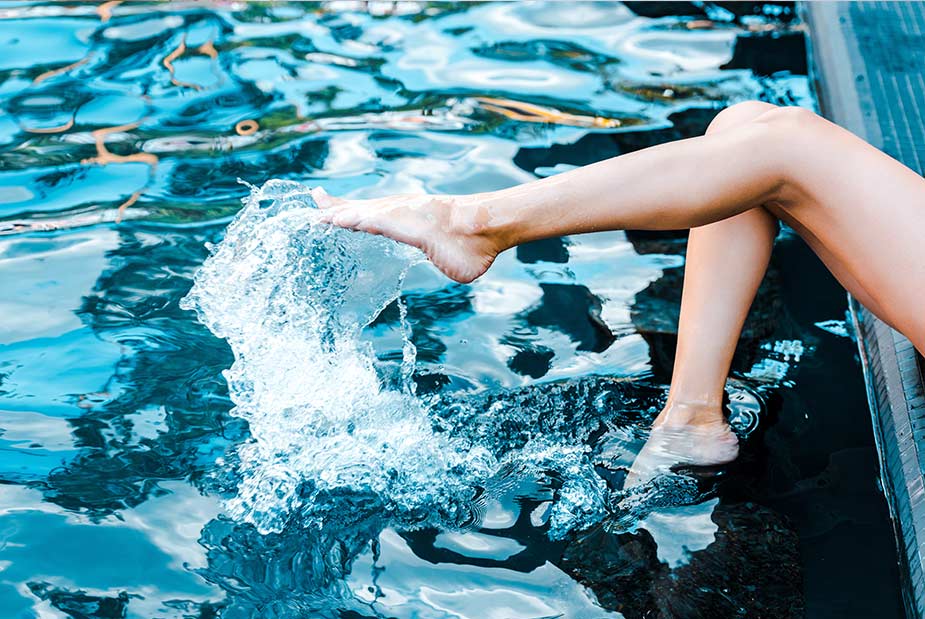 Traitement contre les jambes lourdes en été