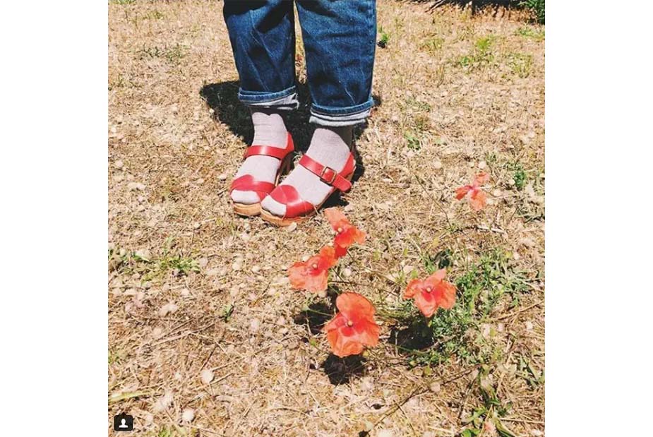 #mesjambesenvoyage 2 : @morganours et ses chaussettes coton