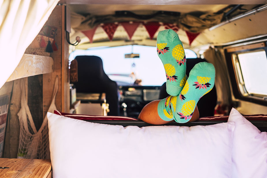 #NoJetLeg : adoptez la chaussette de voyage Traveno