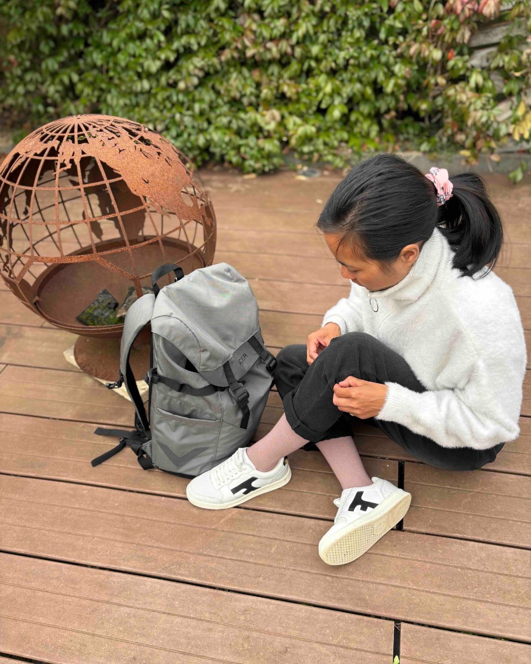 Chaussettes de contention Radiante Ressource Terre de Sienne