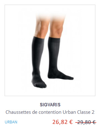 Chaussettes de contention Urban Sigvaris