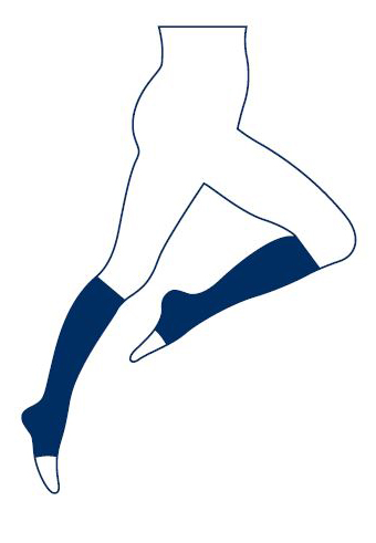 Chaussettes pieds ouverts Eclat Infini